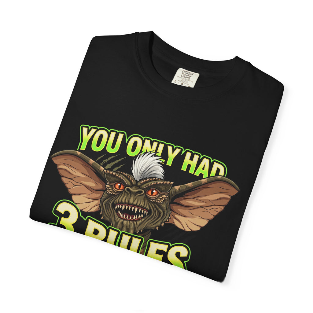 Gremlins Movie Tee | You Only Had 3 Rules | Vintage Horror T-Shirt