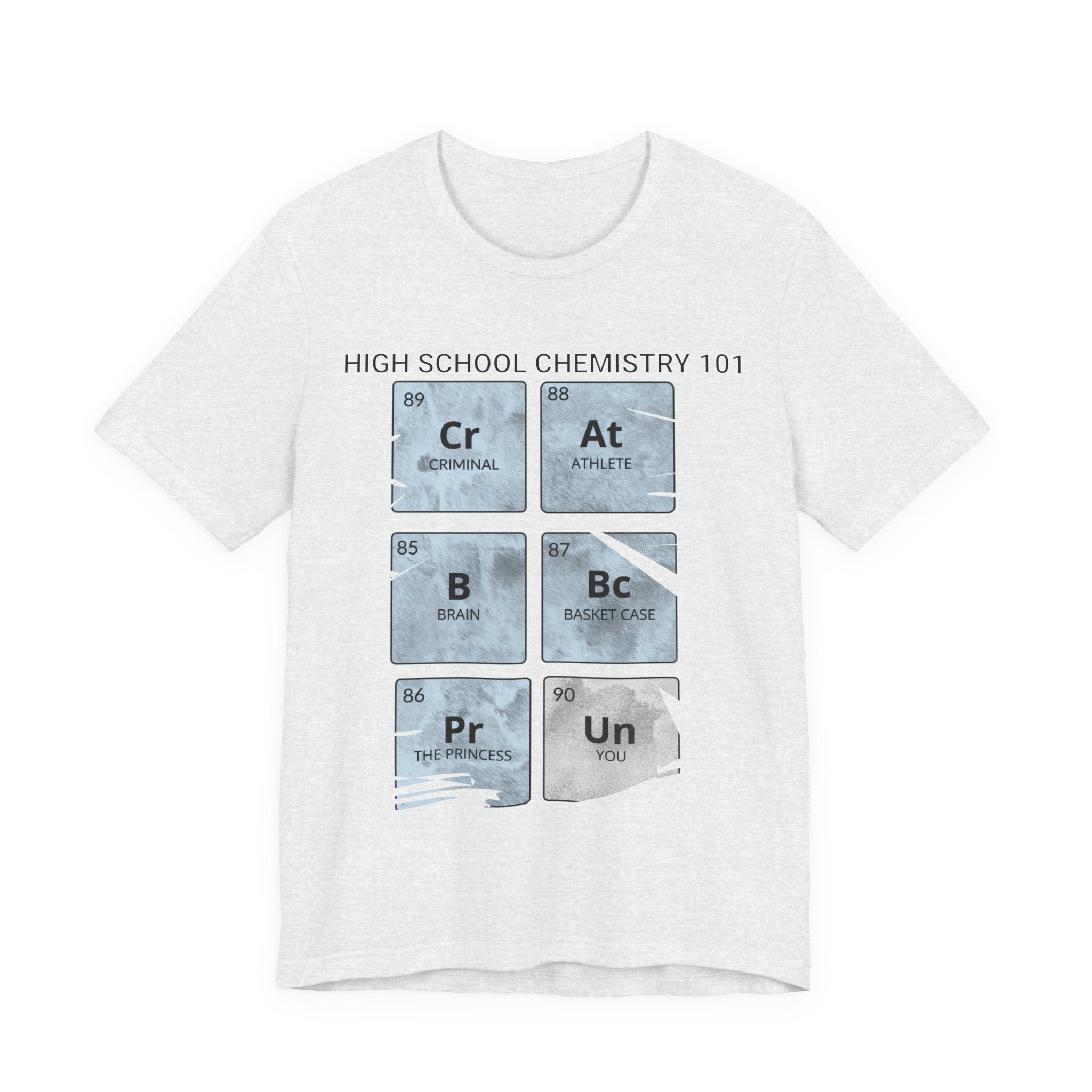 High School Chemistry 101 Shirt, Funny Periodic Table Elements Tee