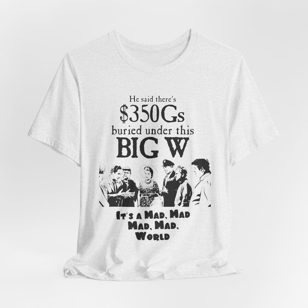 Mad World Graphic Tee, Funny Vintage T-Shirt, Movie Quote Shirt
