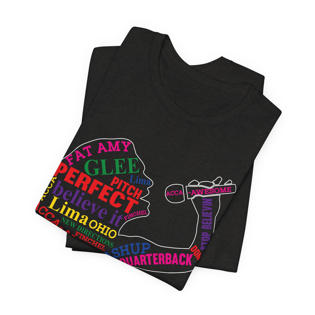 Glee TV Show Pitch Perfect Movie Graphic Design T-Shirt