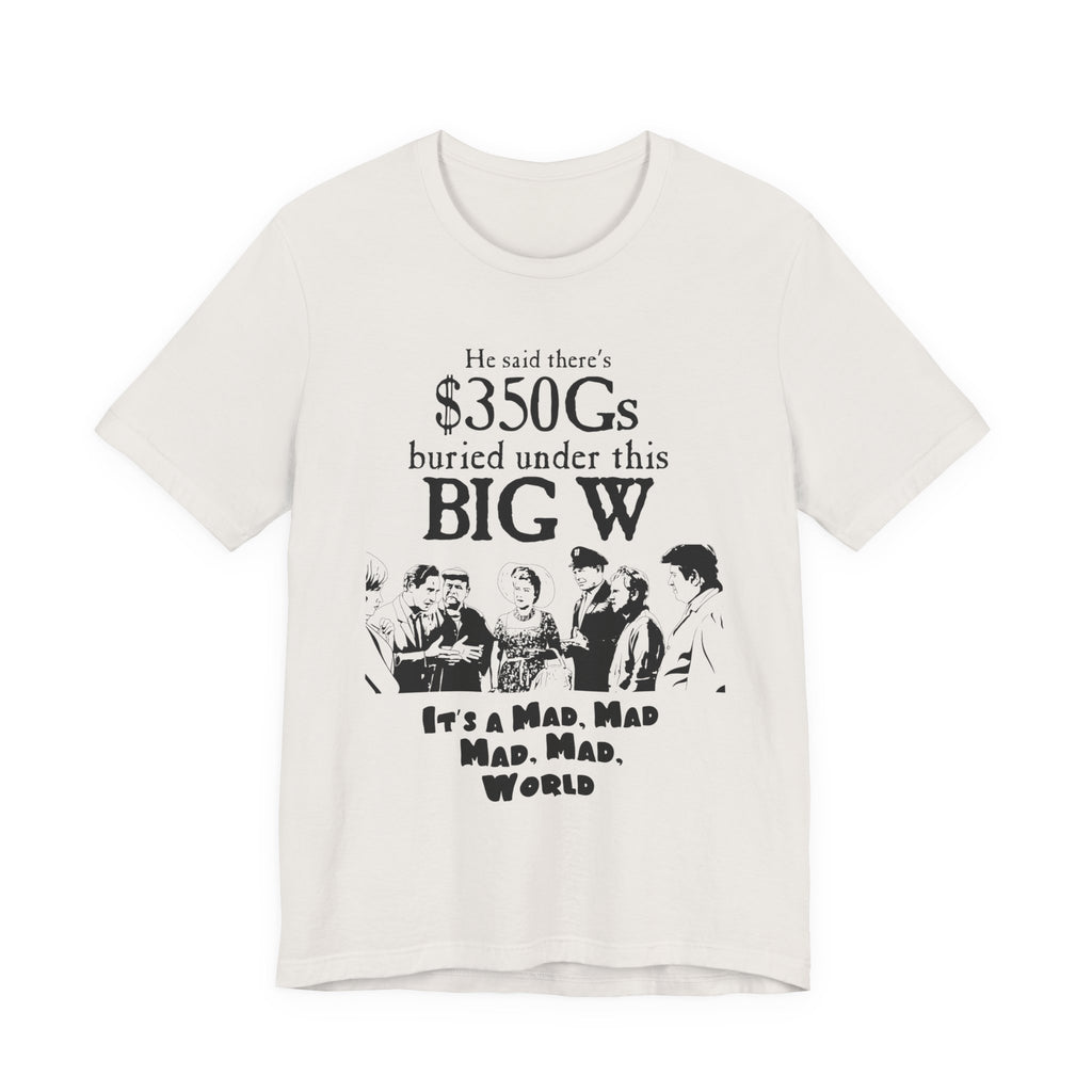 Mad World Graphic Tee, Funny Vintage T-Shirt, Movie Quote Shirt