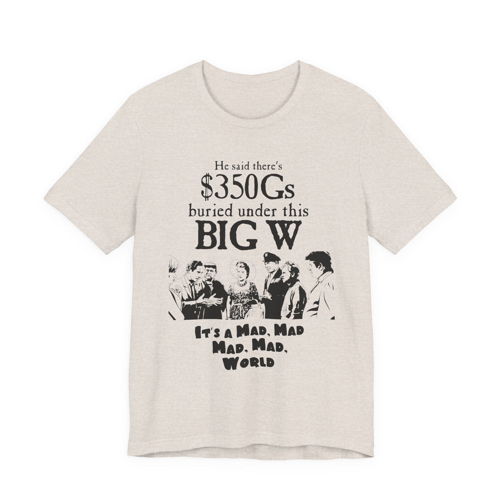 Mad World Graphic Tee, Funny Vintage T-Shirt, Movie Quote Shirt