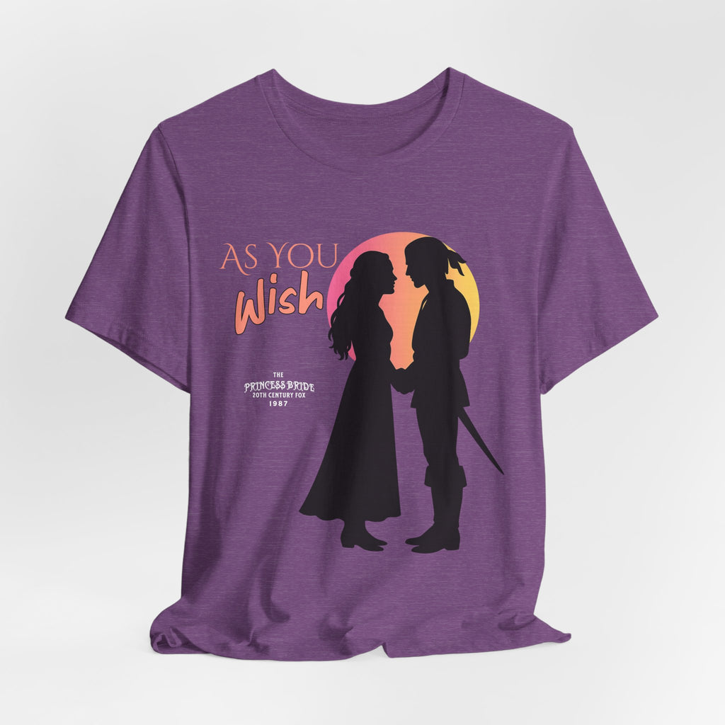 Classic Romance Silhouette T-Shirt, Retro Sunset Graphic, Romantic Movie Couple Tee, Fairytale Love Gift Shirt