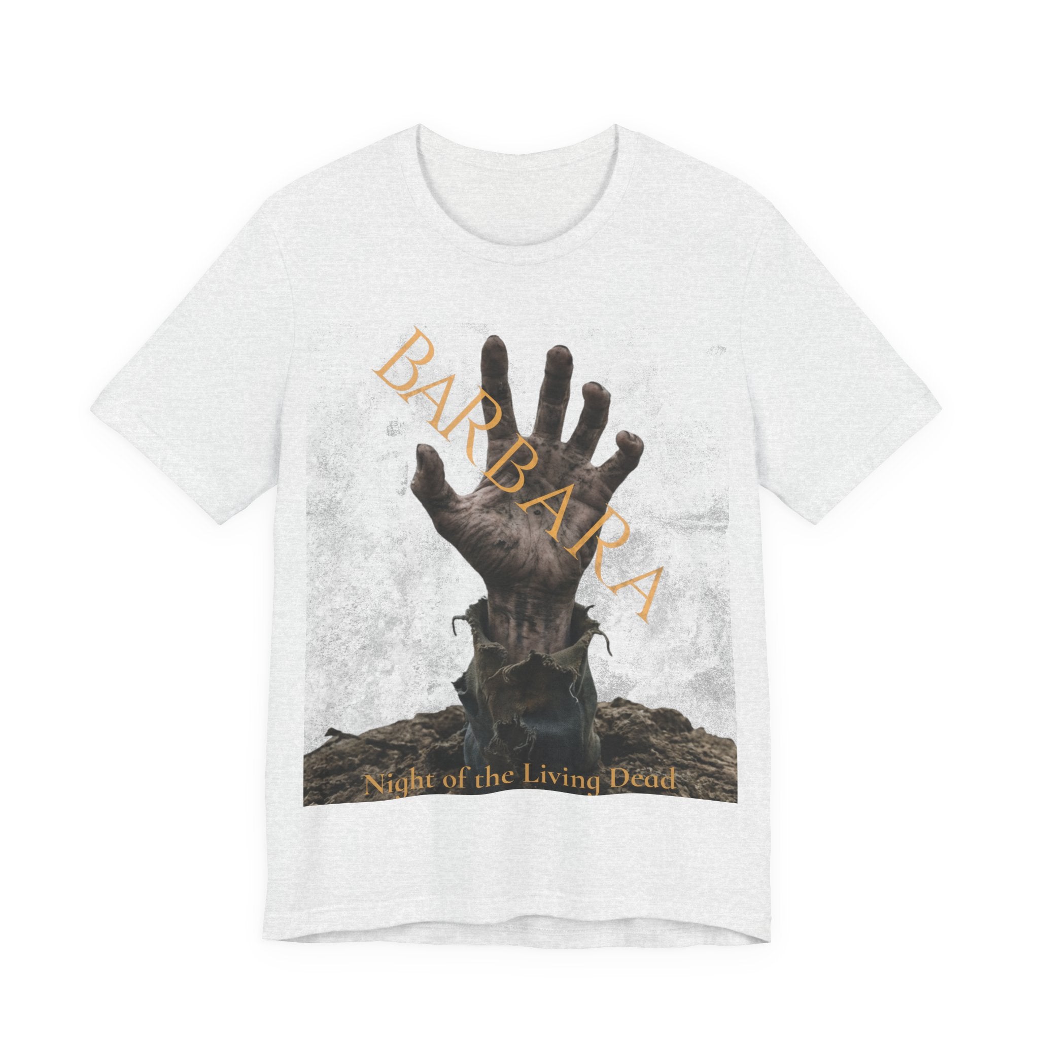 Vintage Horror Zombie Hand Shirt | Classic Undead Film Inspired Tee | Retro Black Horror Movie T-Shirt