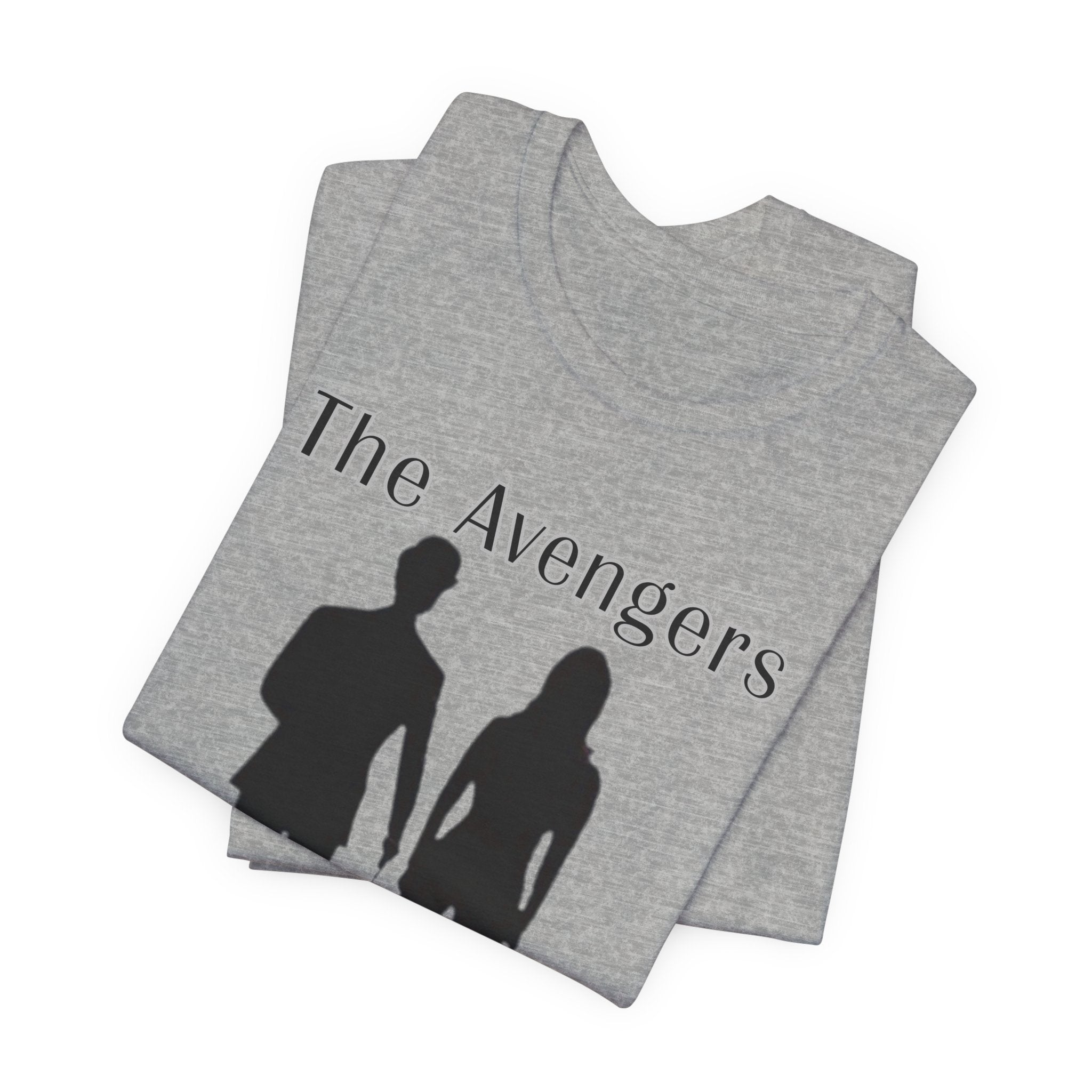 The Avengers 1961 to 1969 T Shirt, Steed & Peel Retro 60s Spy Series Tee