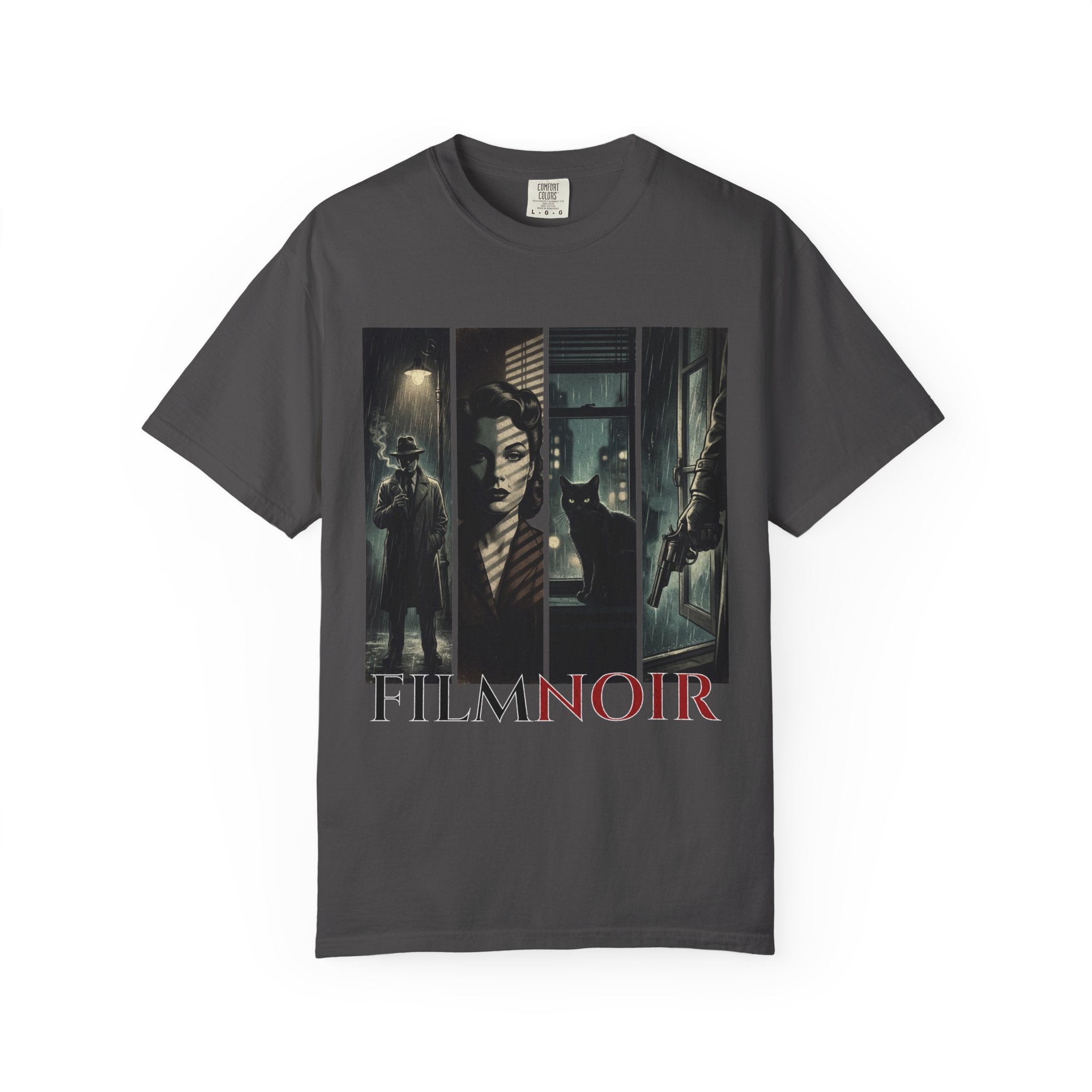 Film Noir T Shirt | Vintage Cinema Graphic Tee | Classic Noir Style Shirt | Movie Lover Gift