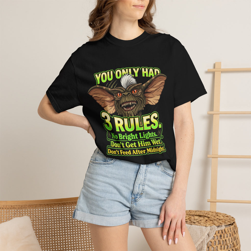 Gremlins Movie Tee | You Only Had 3 Rules | Vintage Horror T-Shirt