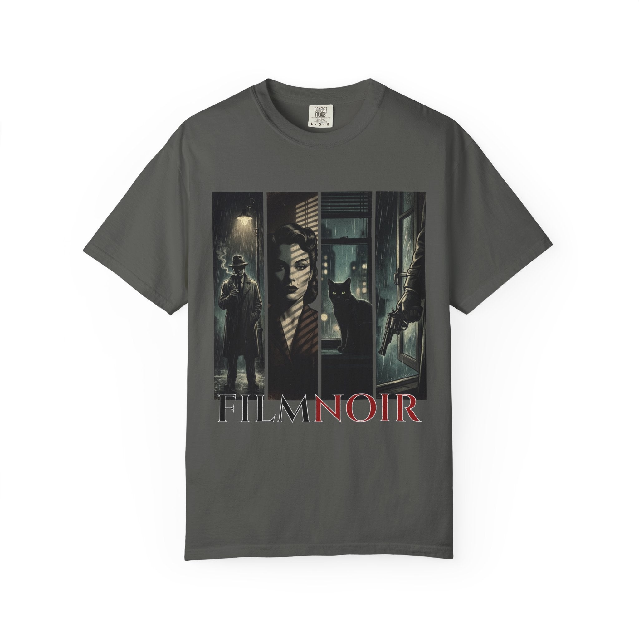 Film Noir T Shirt | Vintage Cinema Graphic Tee | Classic Noir Style Shirt | Movie Lover Gift