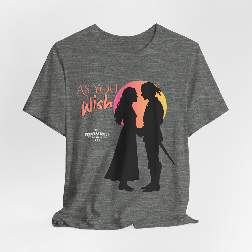 Classic Romance Silhouette T-Shirt, Retro Sunset Graphic, Romantic Movie Couple Tee, Fairytale Love Gift Shirt