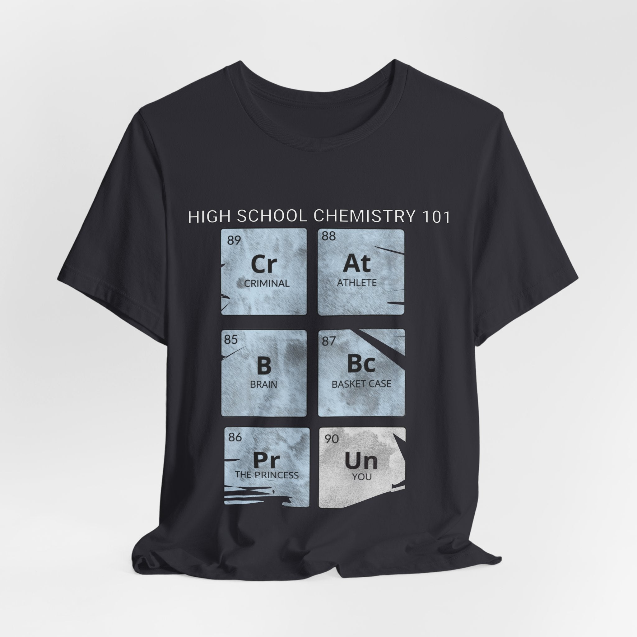 High School Chemistry 101 Shirt, Funny Periodic Table Elements Tee
