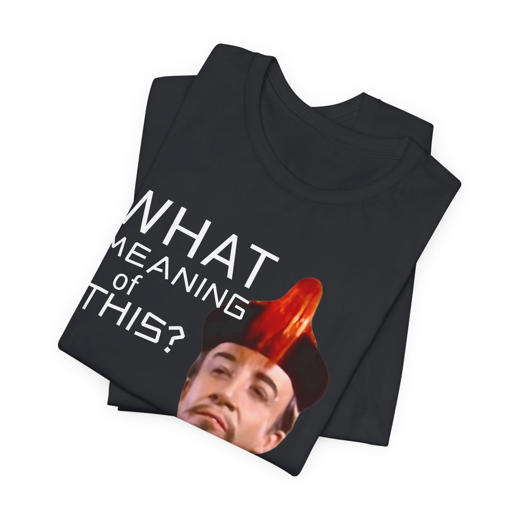 Movie quote What Meaning of This? Funny Cult Classic Movie, Gift for Him or Her