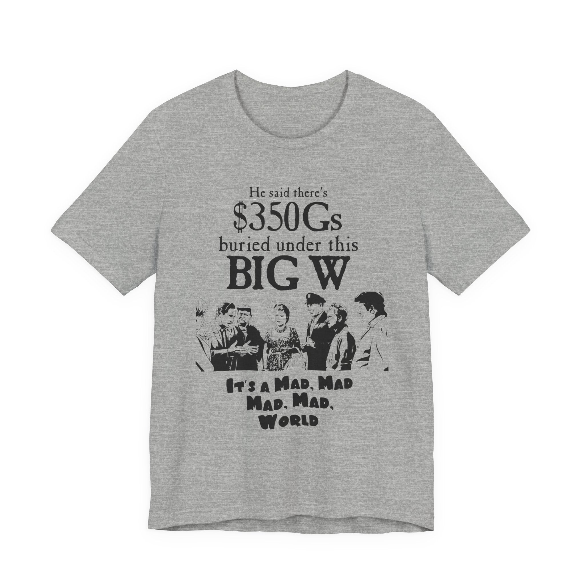 It's A Mad World Quote, Classic Movie Tee, Vintage Retro Shirt