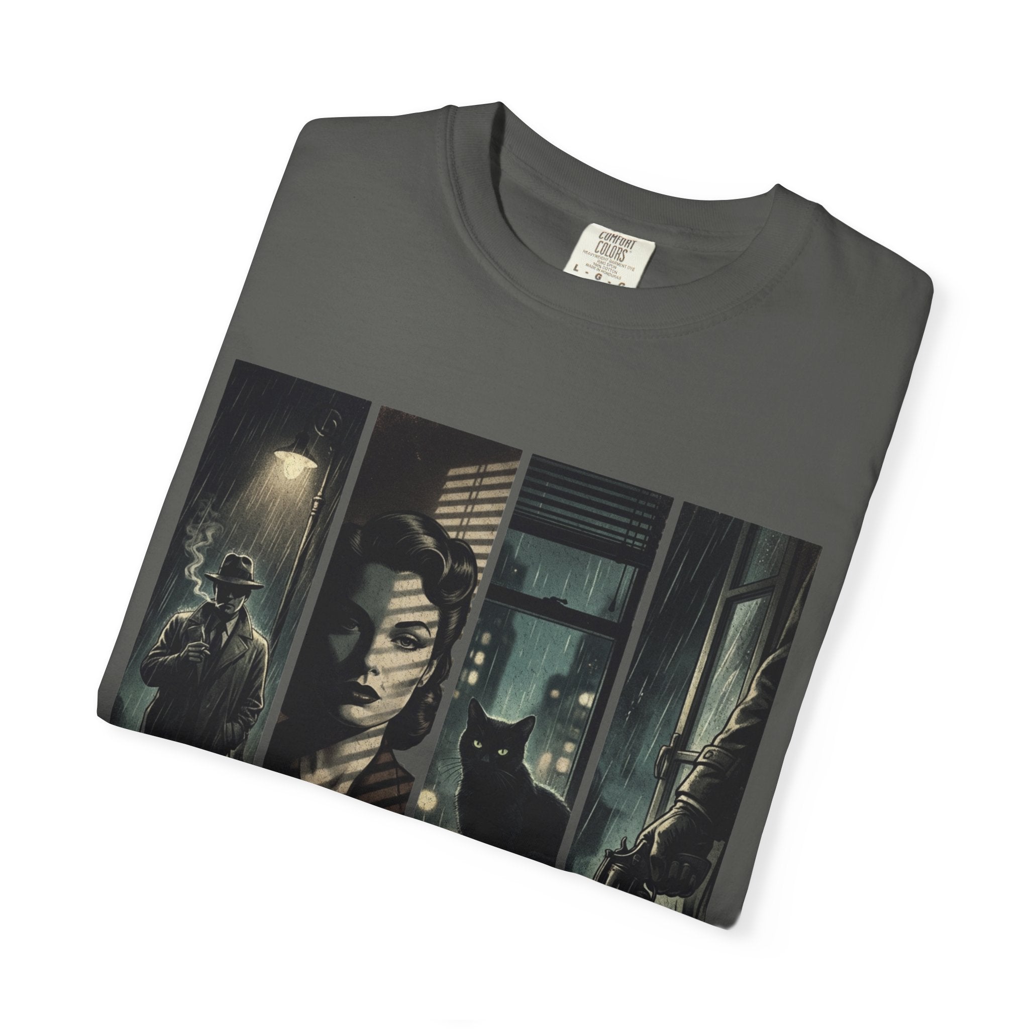 Film Noir T Shirt | Vintage Cinema Graphic Tee | Classic Noir Style Shirt | Movie Lover Gift