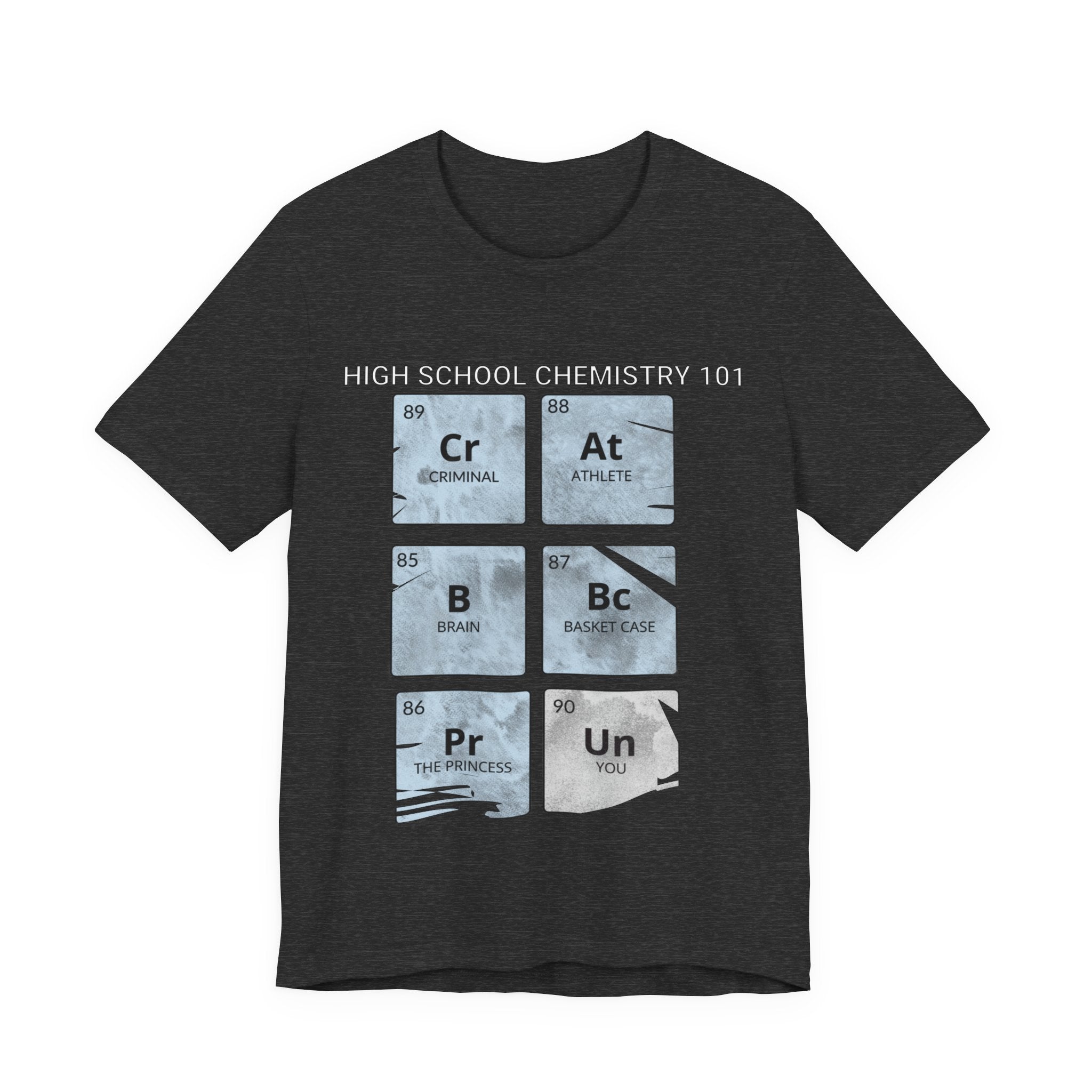 High School Chemistry 101 Shirt, Funny Periodic Table Elements Tee