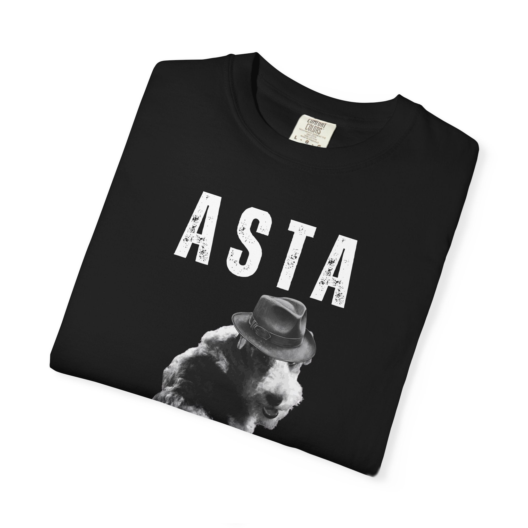 Asta Detective Canine Tee, Funny Dog Shirt, Pet Lover Gift, Canine Comedy Tee, Dog Detective T-Shirt, Unisex Short Sleeve Tee