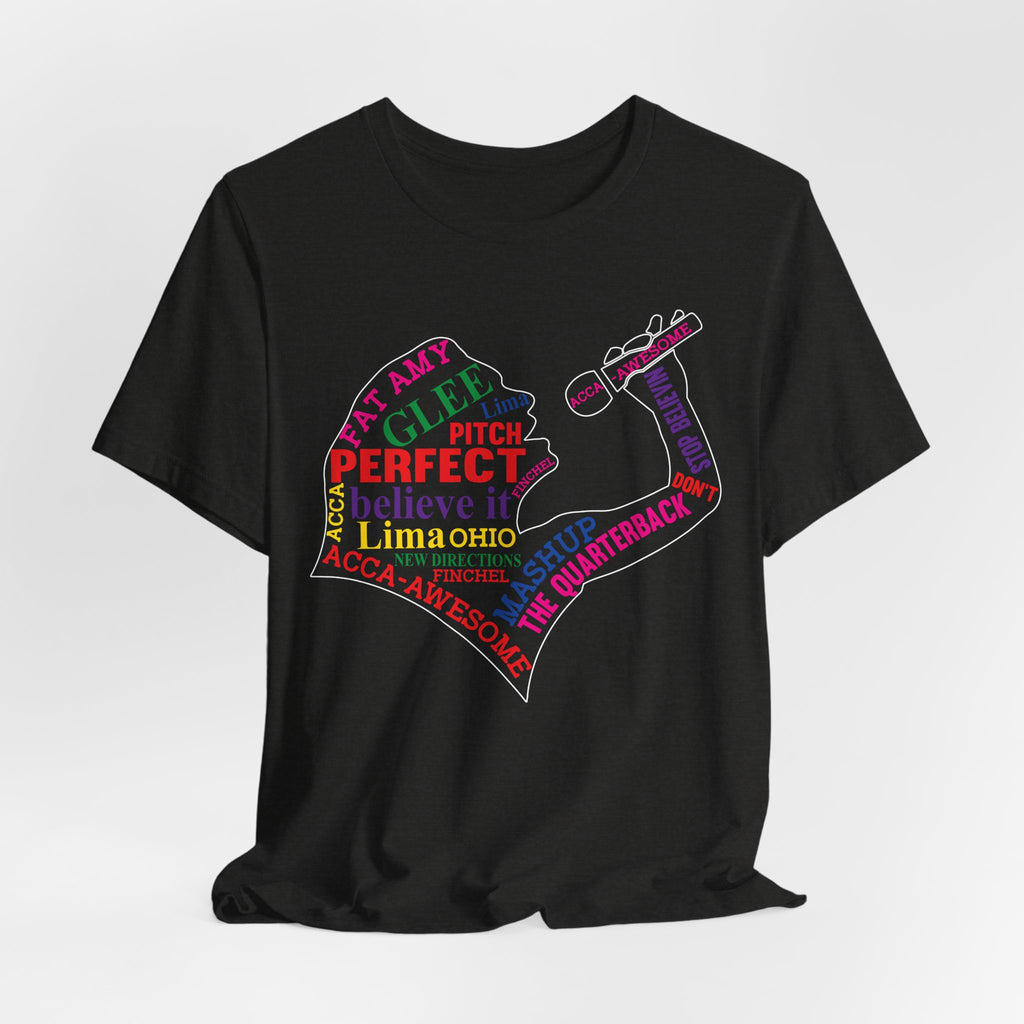 Glee TV Show Pitch Perfect Movie Graphic Design T-Shirt