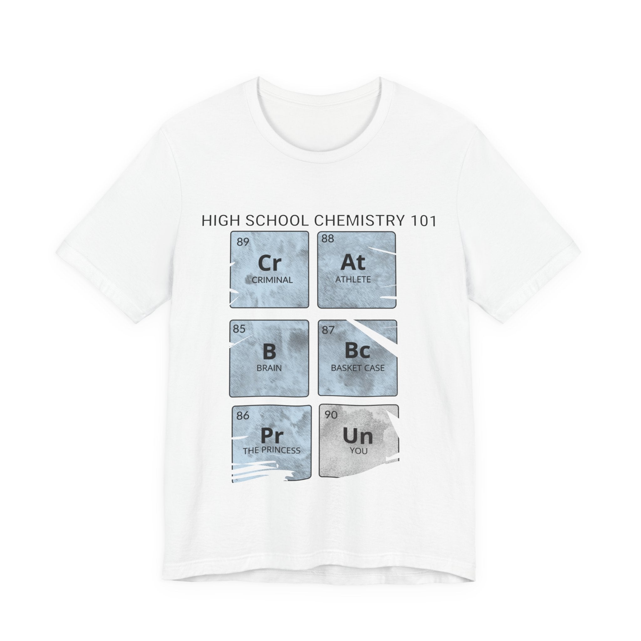 High School Chemistry 101 Shirt, Funny Periodic Table Elements Tee