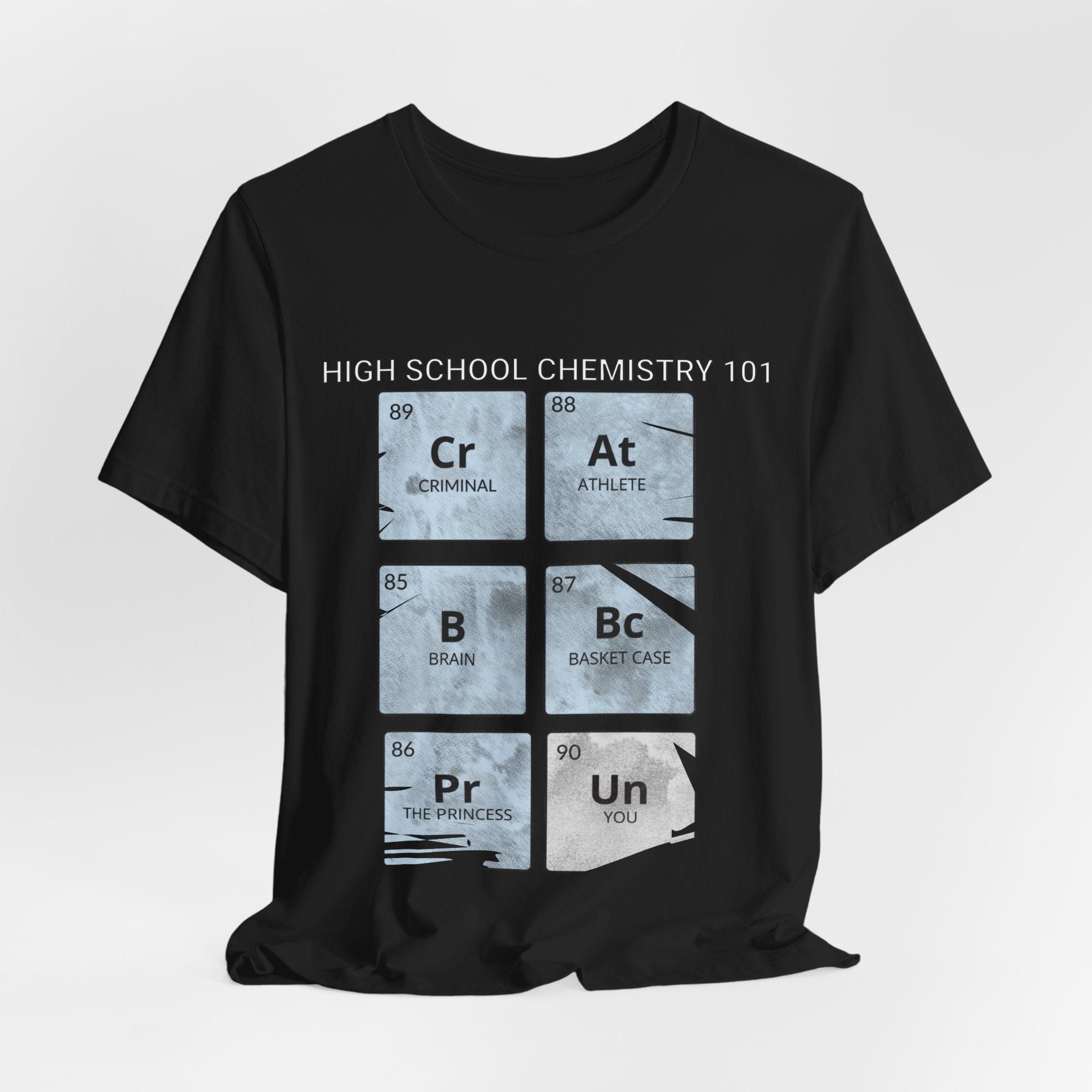 High School Chemistry 101 Shirt, Funny Periodic Table Elements Tee