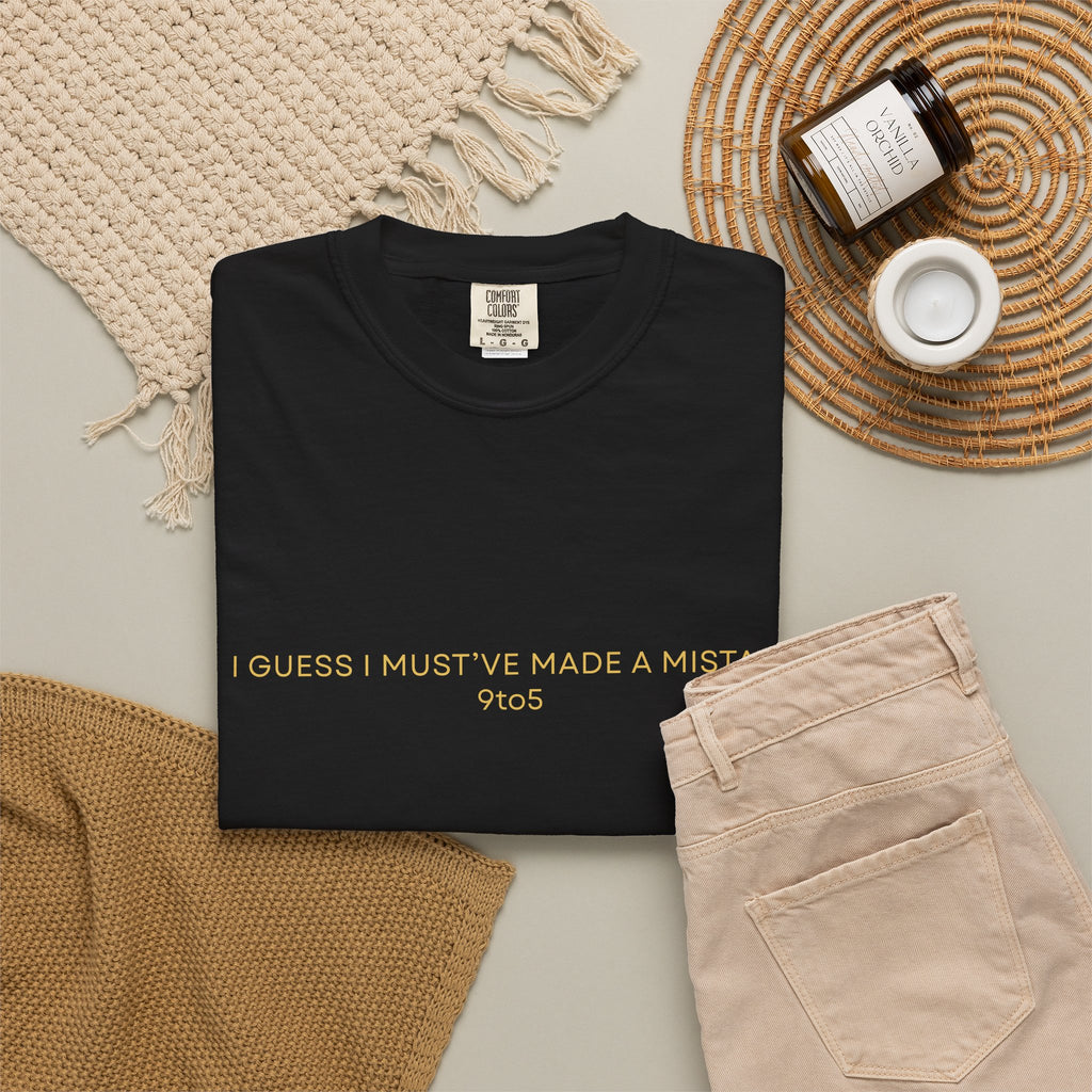 It Was Just a Mistake Minimalist Comfort Colors Tee