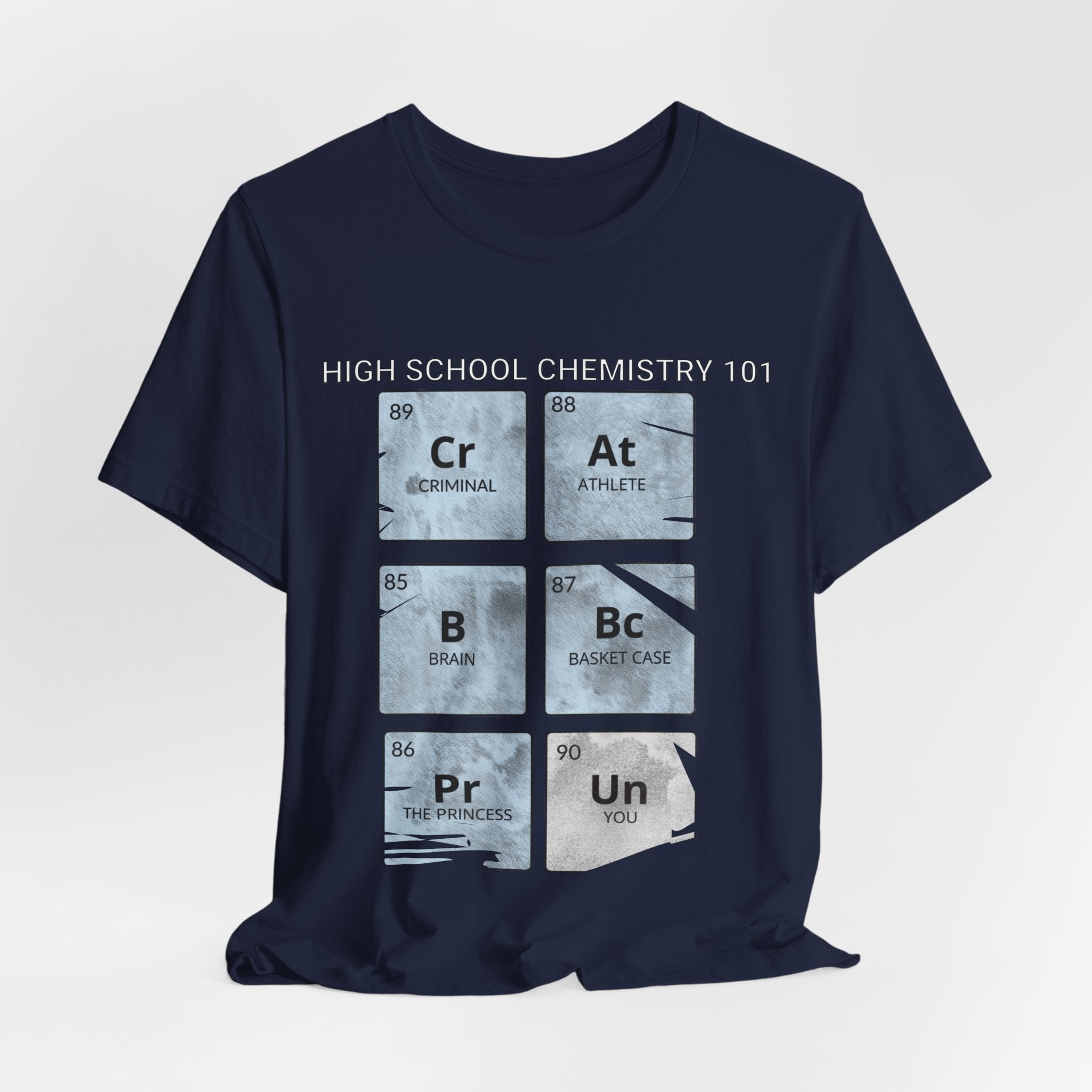 High School Chemistry 101 Shirt, Funny Periodic Table Elements Tee