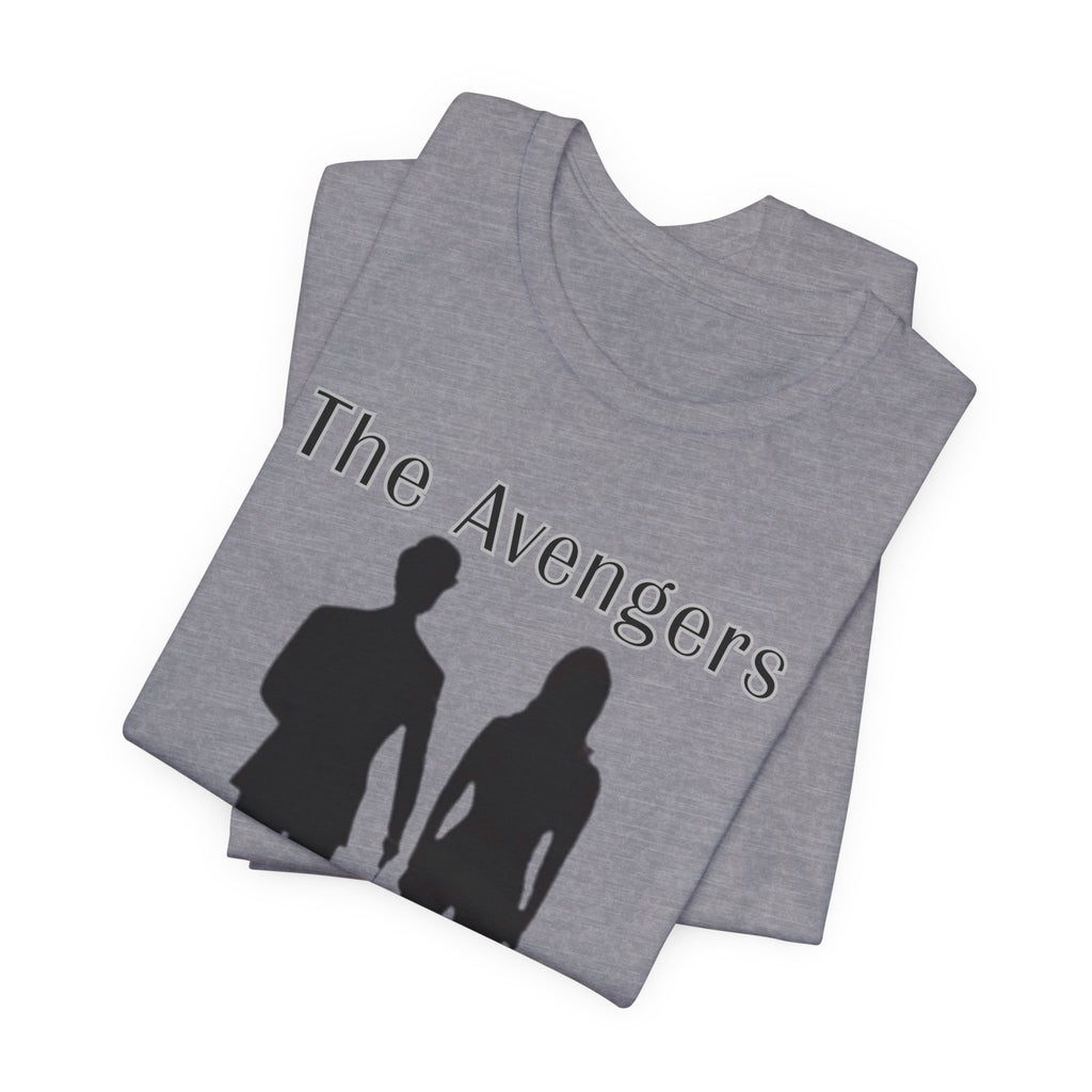 The Avengers 1961 to 1969 T Shirt, Steed & Peel Retro 60s Spy Series Tee