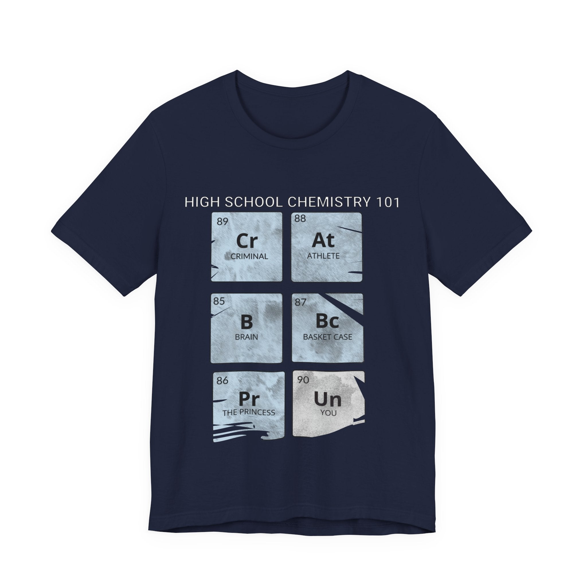 High School Chemistry 101 Shirt, Funny Periodic Table Elements Tee