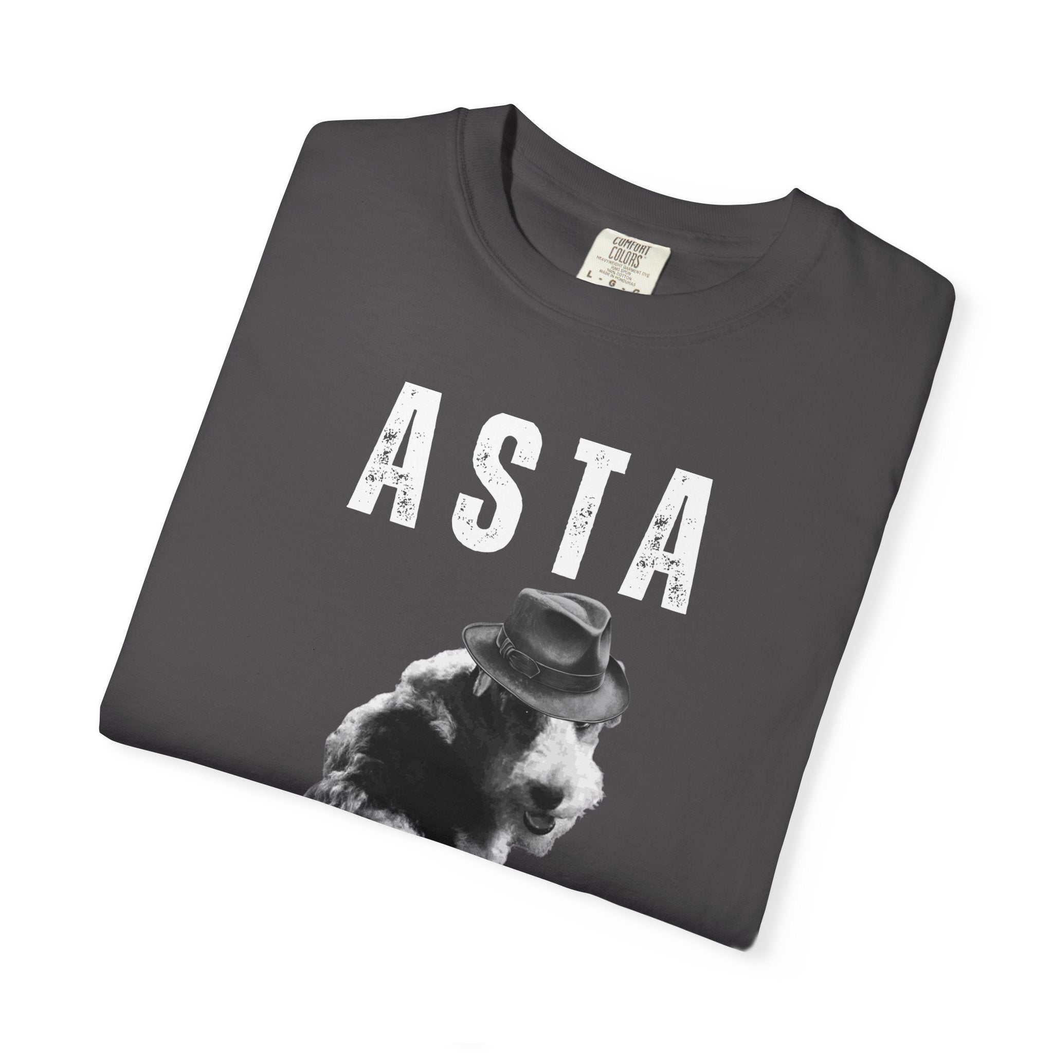 Asta Detective Canine Tee, Funny Dog Shirt, Pet Lover Gift, Canine Comedy Tee, Dog Detective T-Shirt, Unisex Short Sleeve Tee