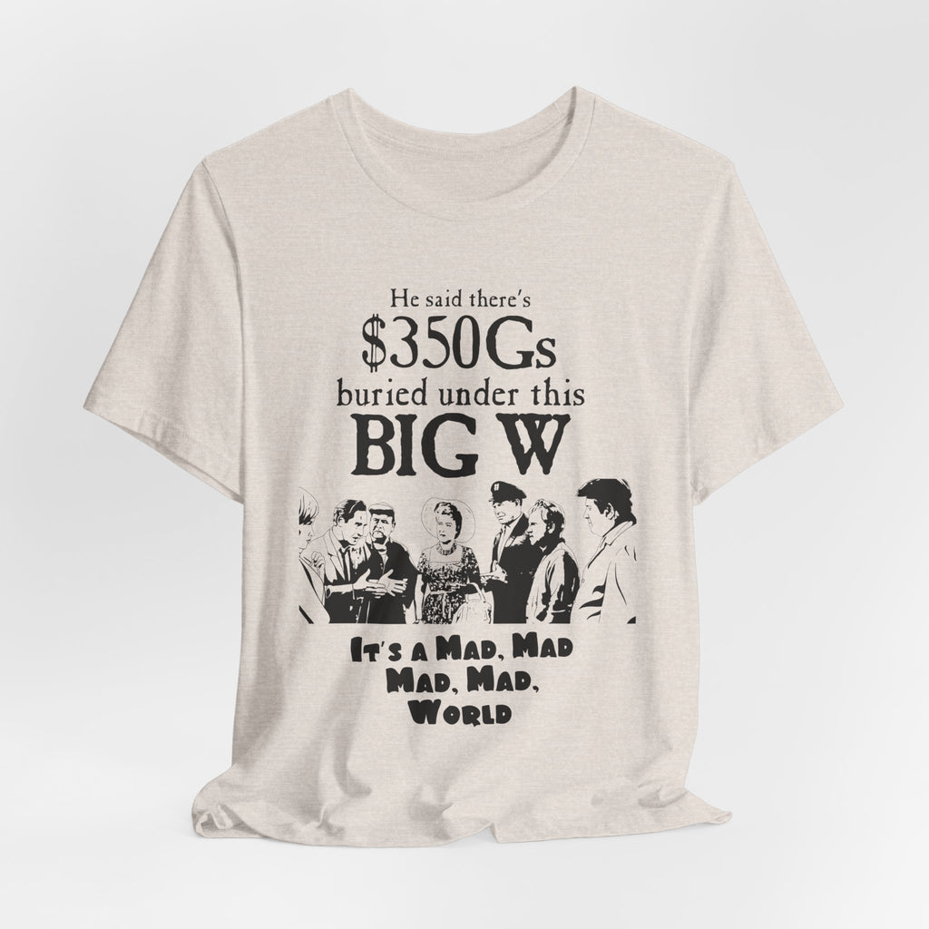 Mad World Graphic Tee, Funny Vintage T-Shirt, Movie Quote Shirt