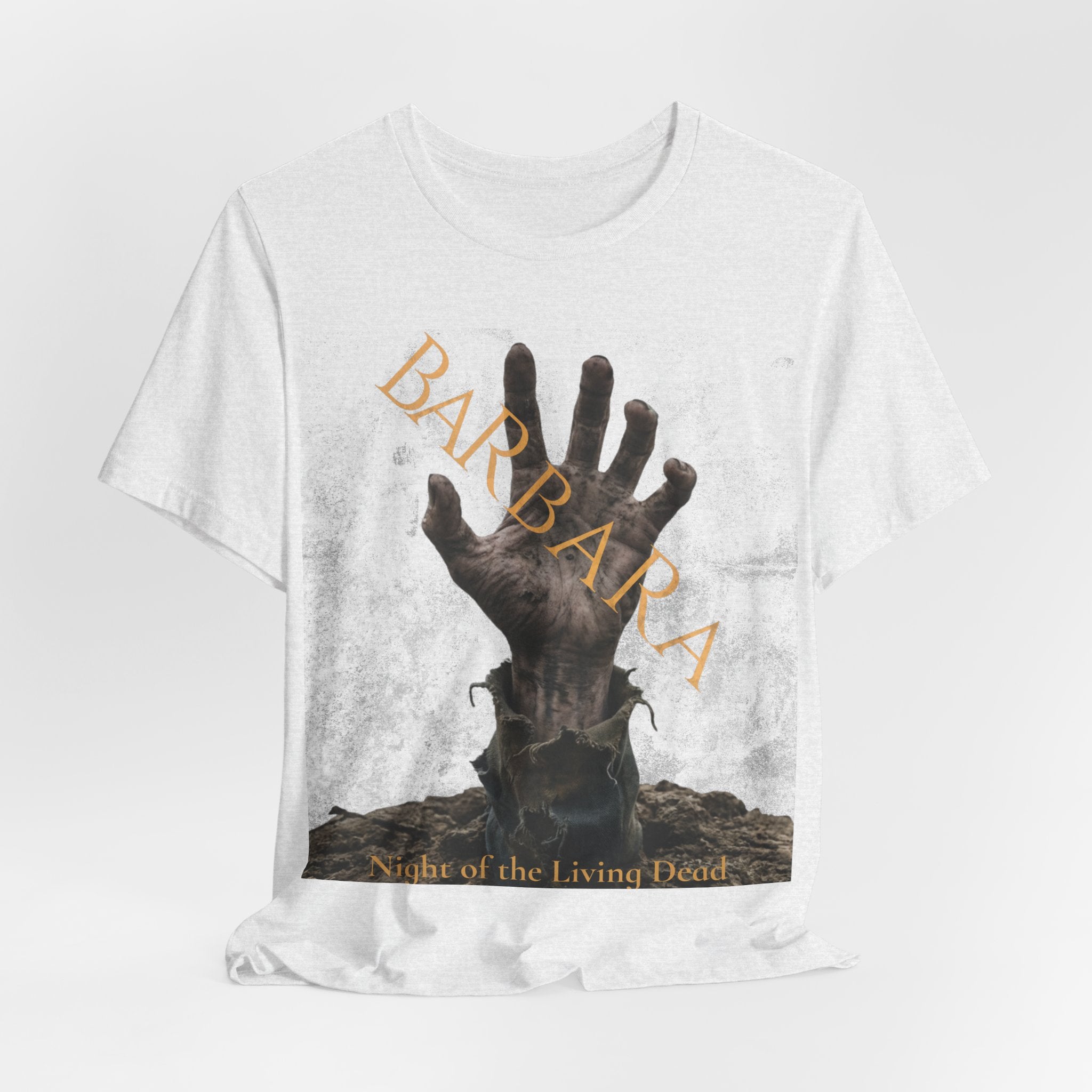 Vintage Horror Zombie Hand Shirt | Classic Undead Film Inspired Tee | Retro Black Horror Movie T-Shirt