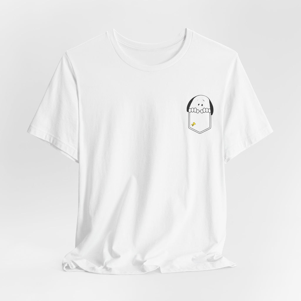 Pocket Design Classic T-shirt - Cute Mutt Classic Shirt