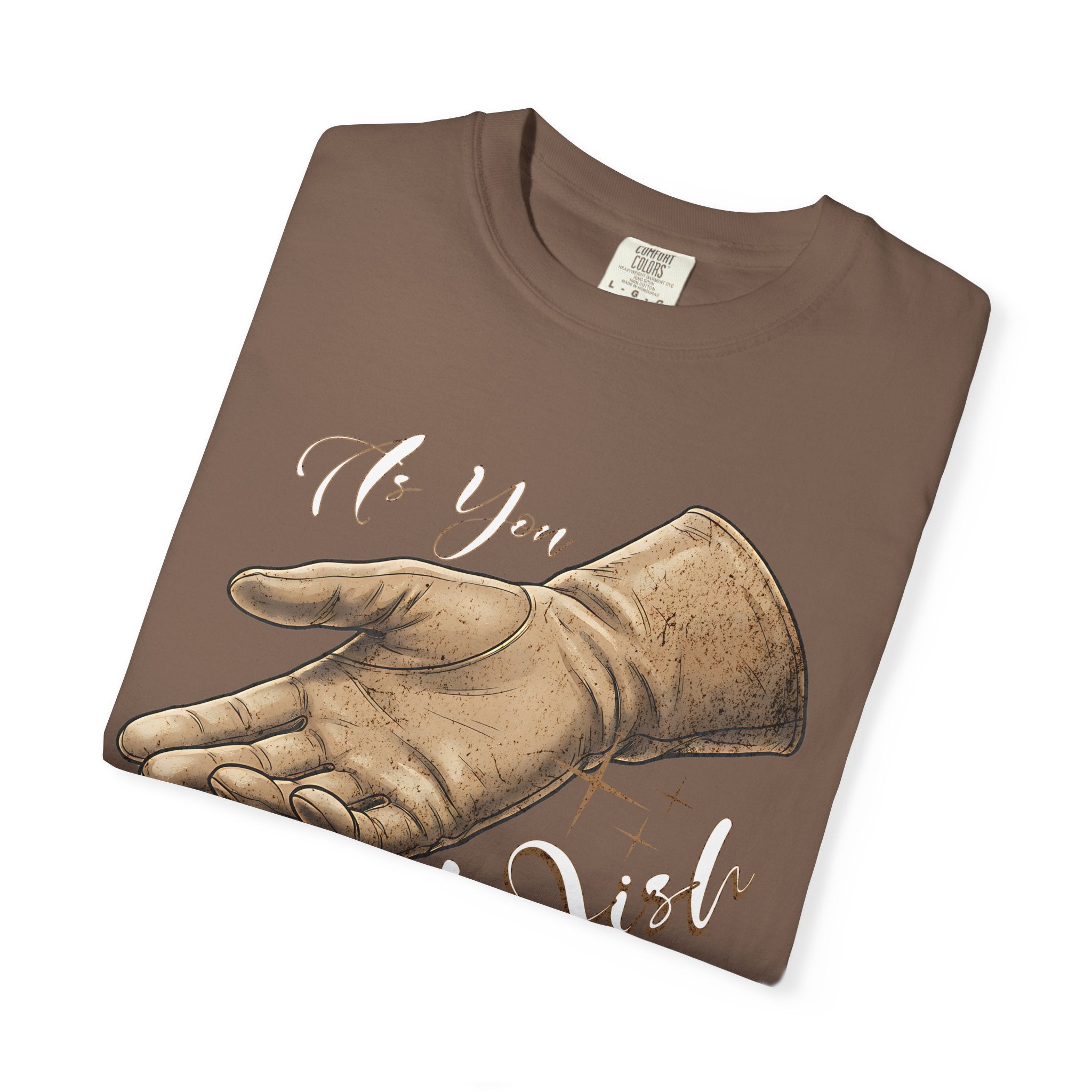 Vintage Glove Graphic Tee, Romantic Quote T Shirt