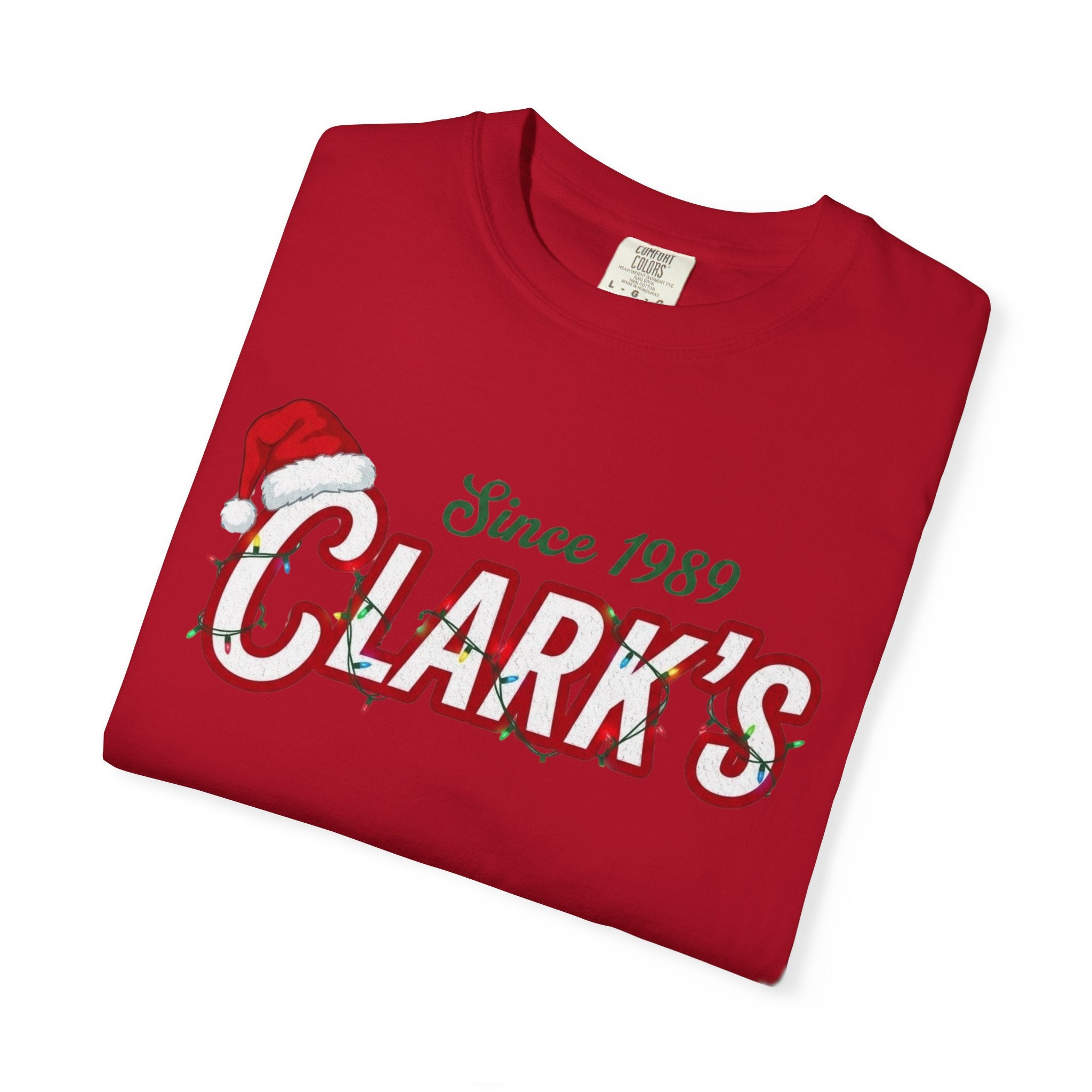 Clark's Since 1989 Christmas Lights Shirt,  Funny Retro Holiday T-Shirt