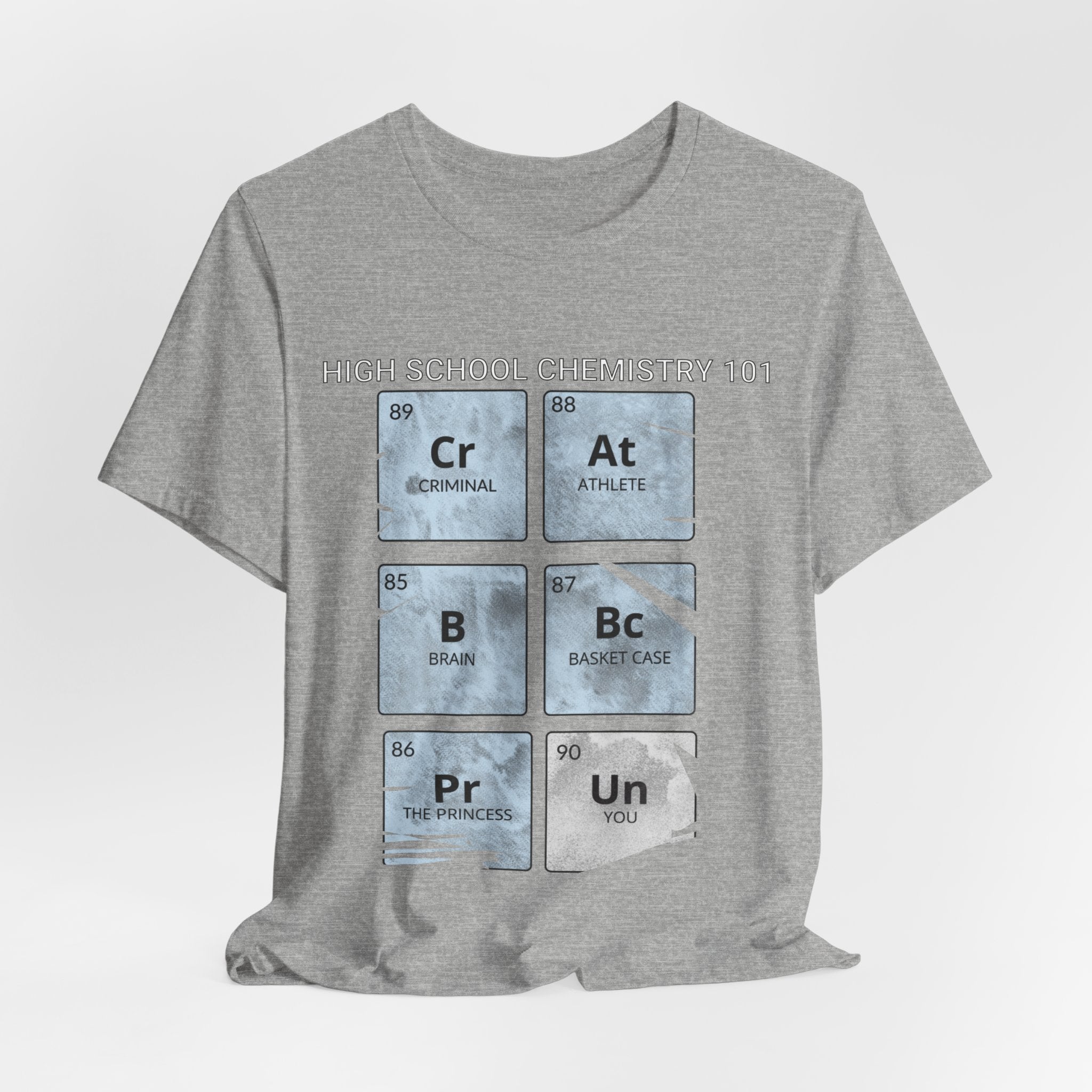 High School Chemistry 101 Shirt, Funny Periodic Table Elements Tee