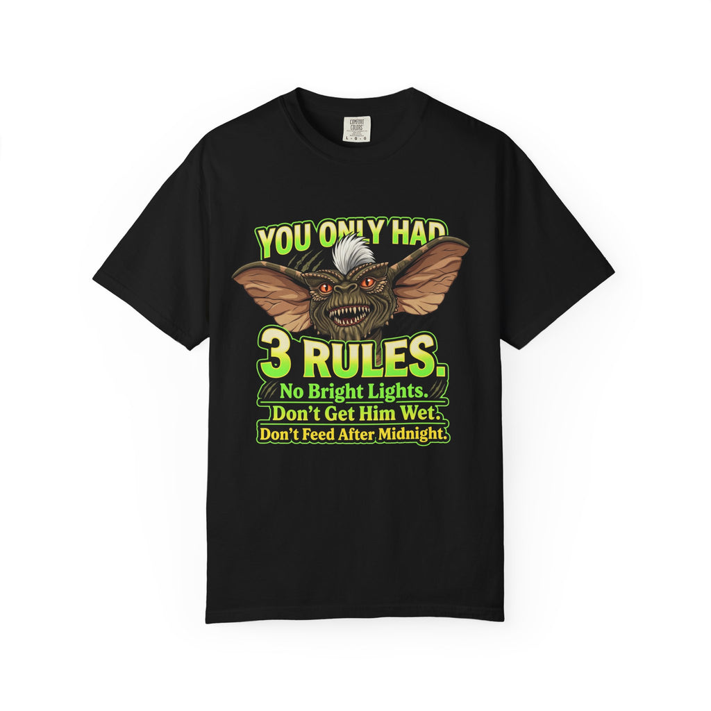 Gremlins Movie Tee | You Only Had 3 Rules | Vintage Horror T-Shirt