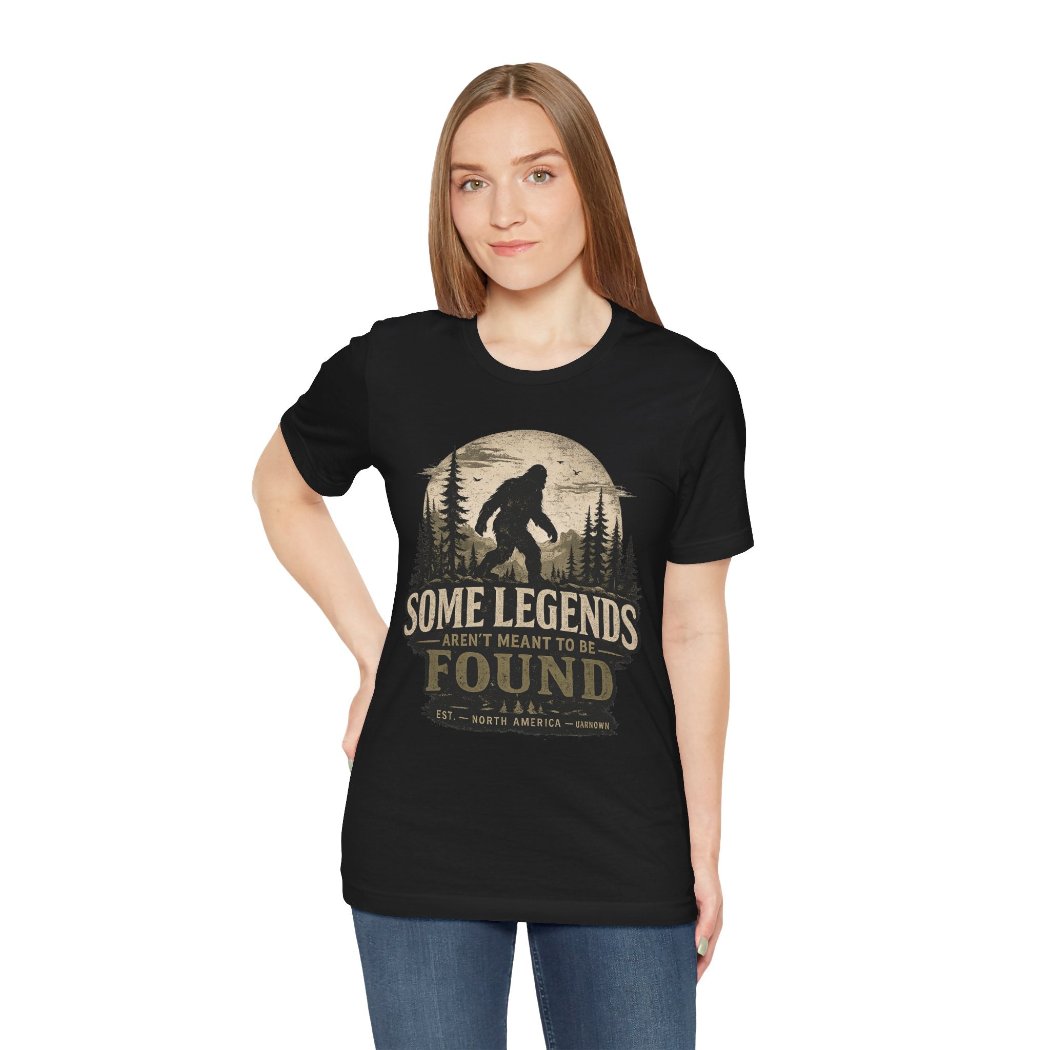 Bigfoot Shirt, Some Legends Aren't Meant to Be Found, Sasquatch Graphic Tee
