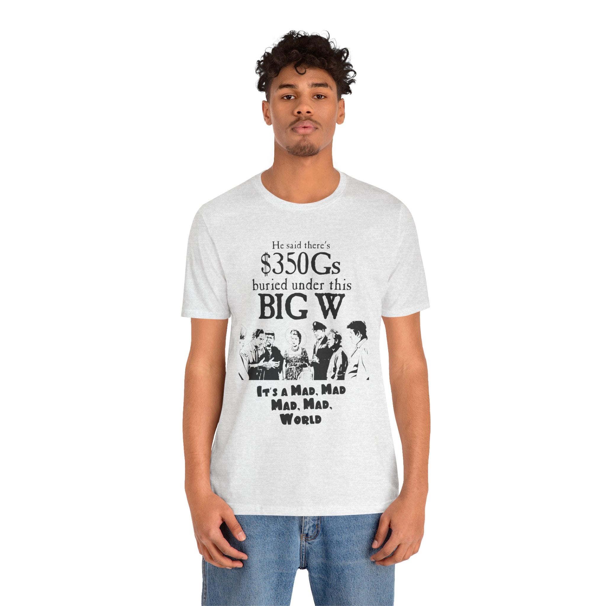 It's A Mad World Quote, Classic Movie Tee, Vintage Retro Shirt