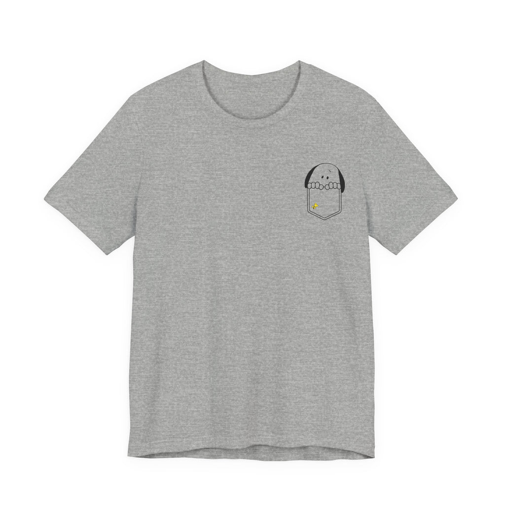 Pocket Design Classic T-shirt - Cute Mutt Classic Shirt